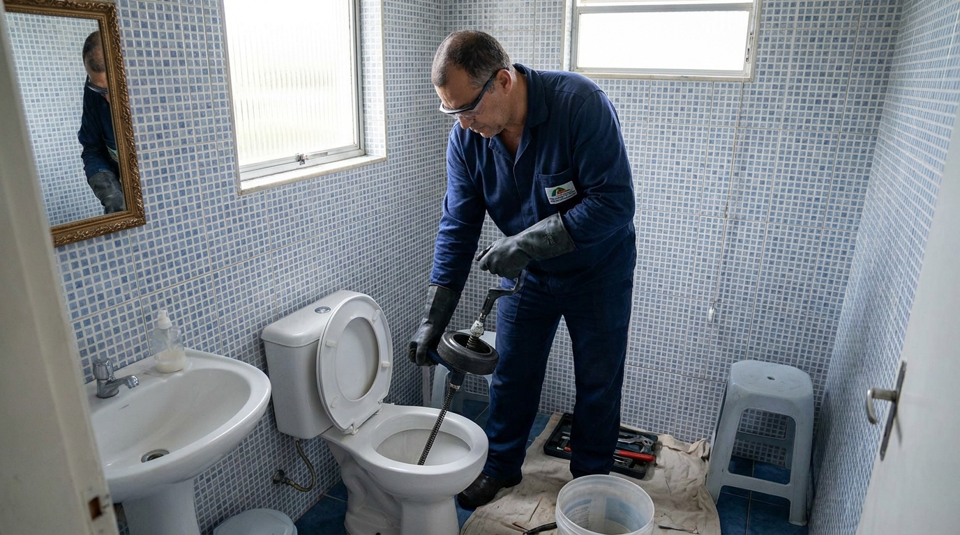 Desentupimento de vaso profissional em Rio Branco‑AC